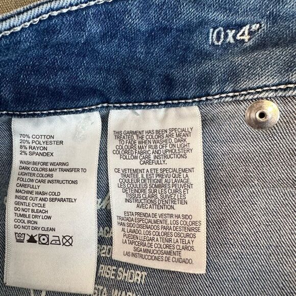 Tommy Bahama Boracay Indigo High-Rise 4-Inch Utility Shorts Size 10 - Picture 11 of 16